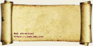 Snežana Jakšić vizit kartica